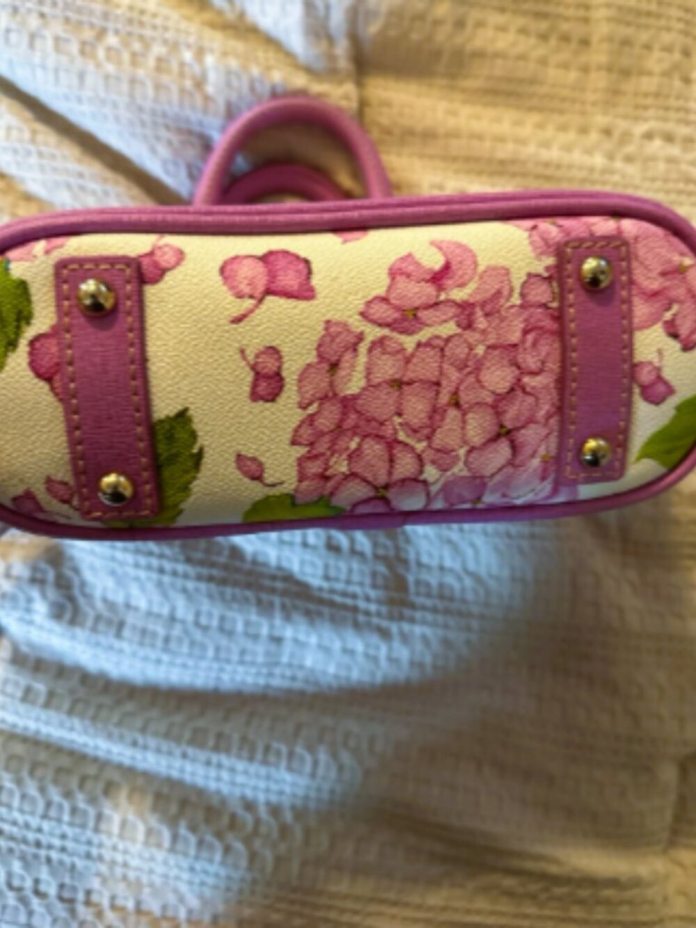 Dooney and Bourke Hydrangea Crossbody/Satchel Lilac Excellent - Picture 8 of 9